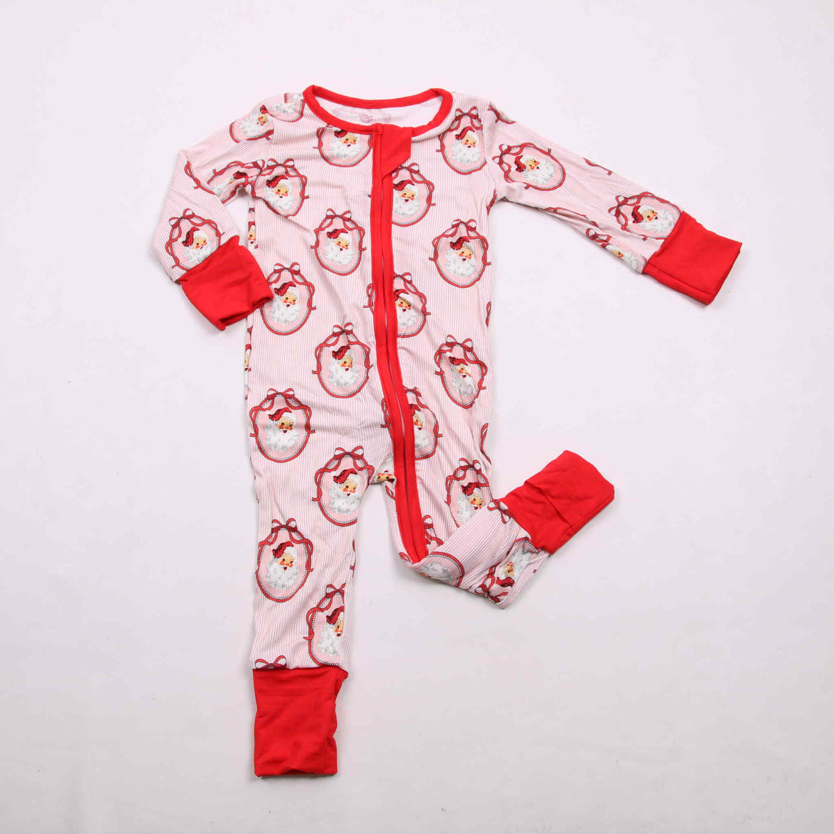 Ribbed bamboo Santa zippy