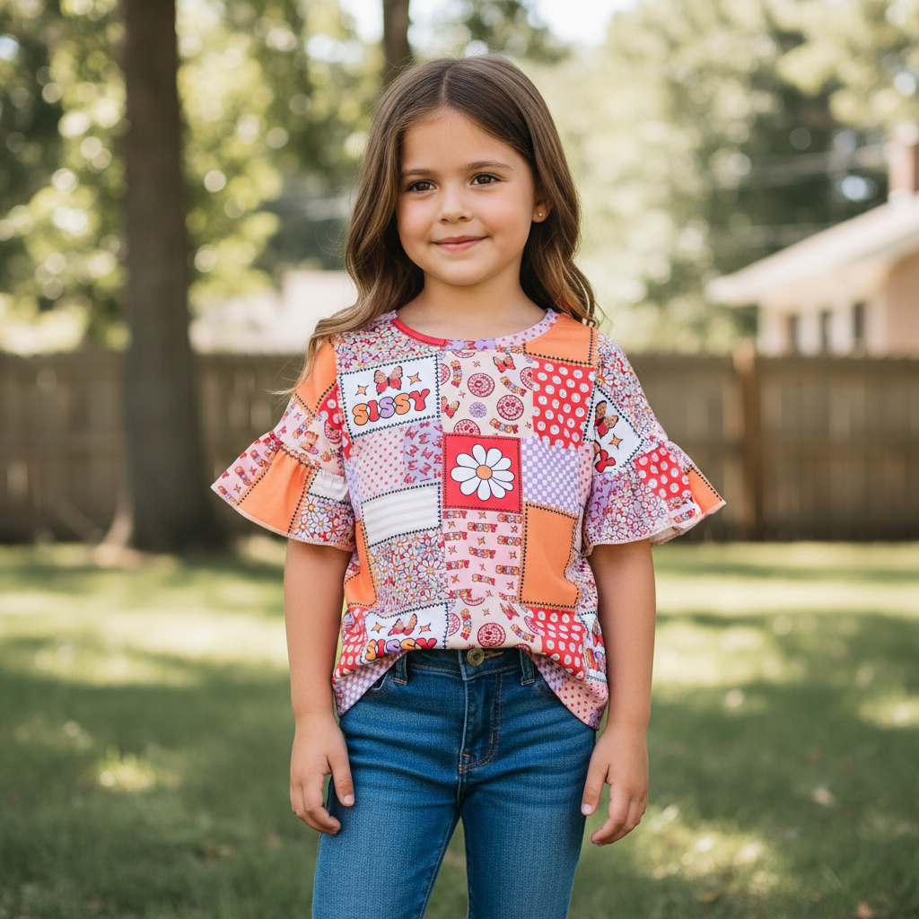 Sissy ruffle tee