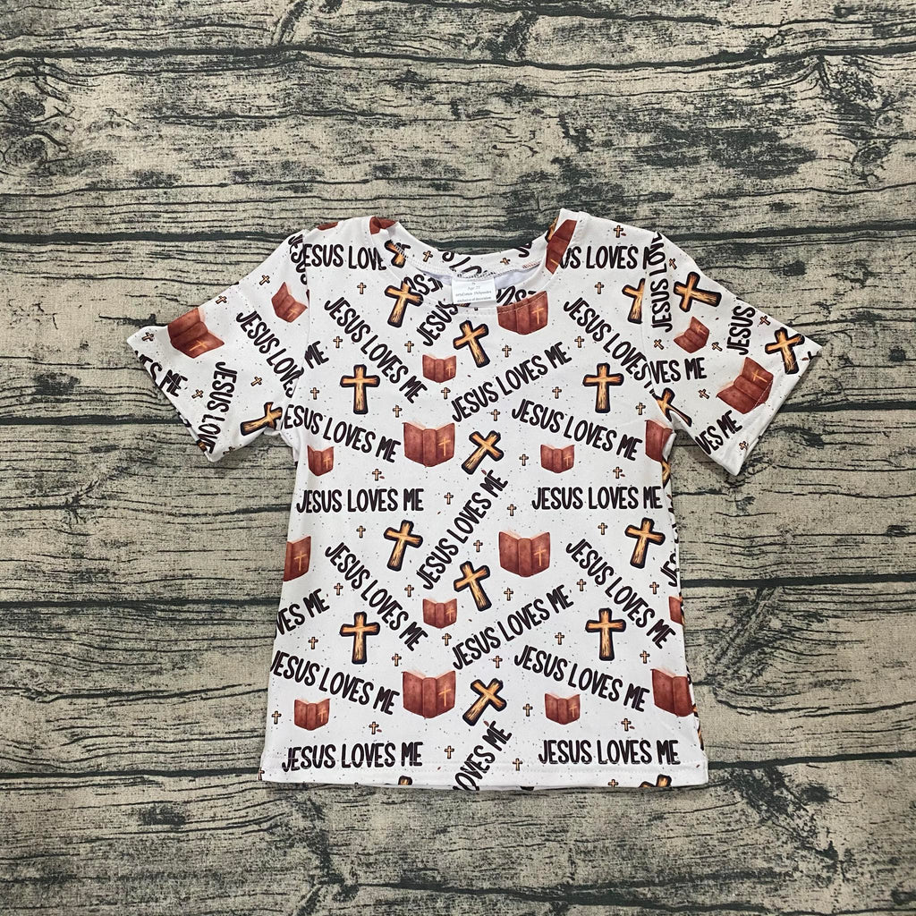 Jesus loves me Short Sleeve T shirt