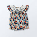 God bless America embroidery romper