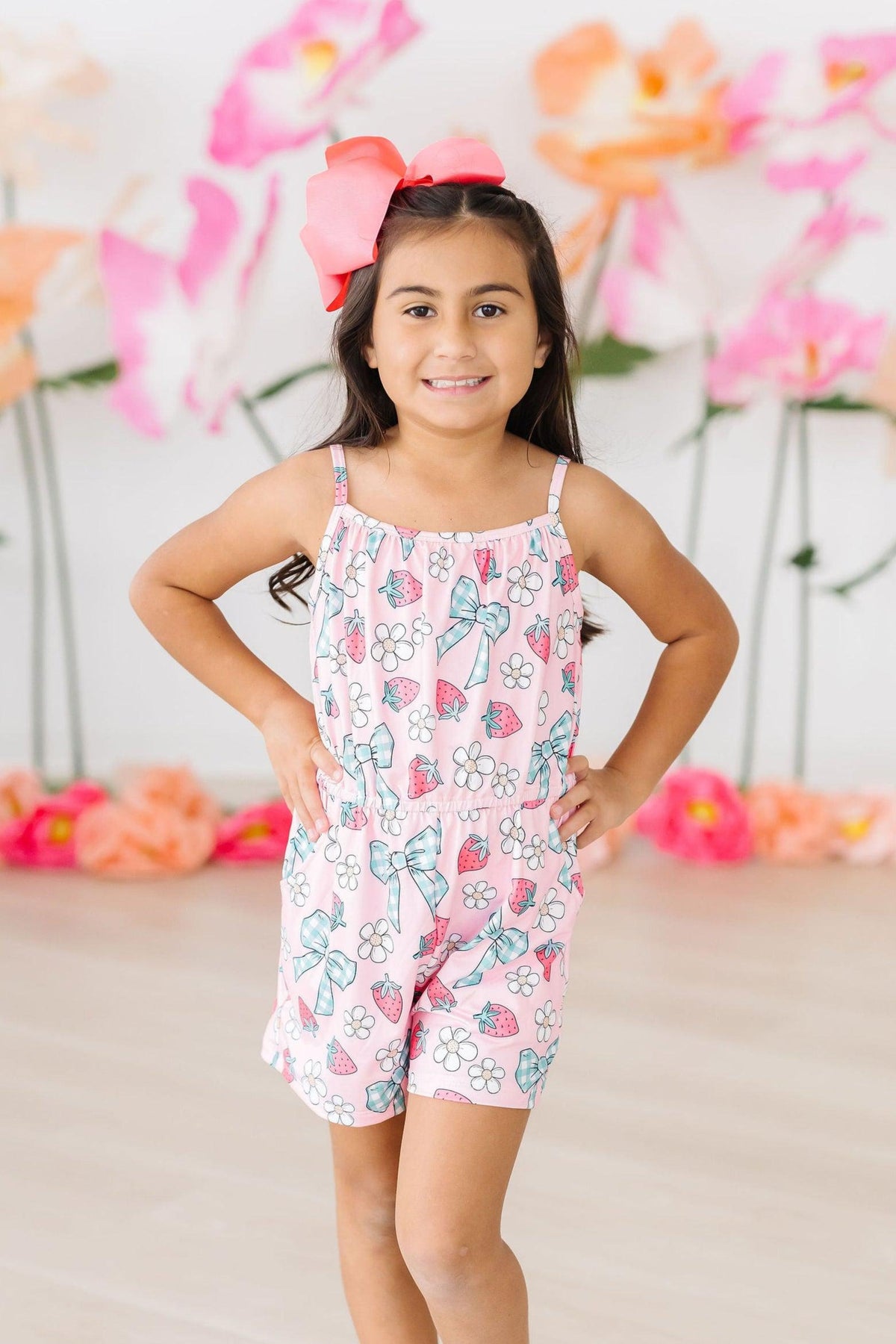SALE Berry Picnic Strappy Play Romper