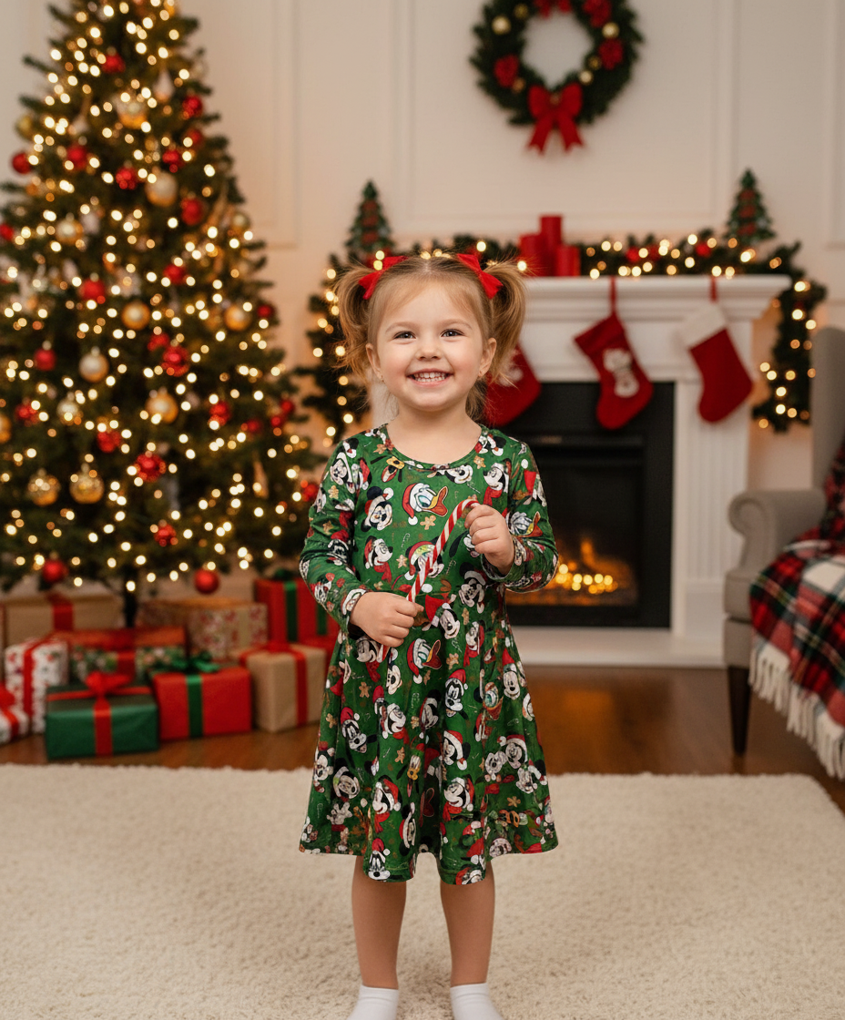 Green friends Dress
