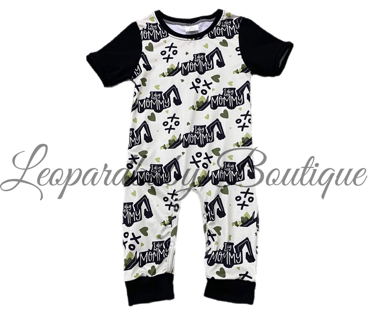 I dig my mommy boy romper