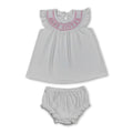 Flutter sleeves baby sister tunic bummies girls outfits