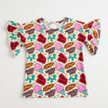 County fair ruffle tee