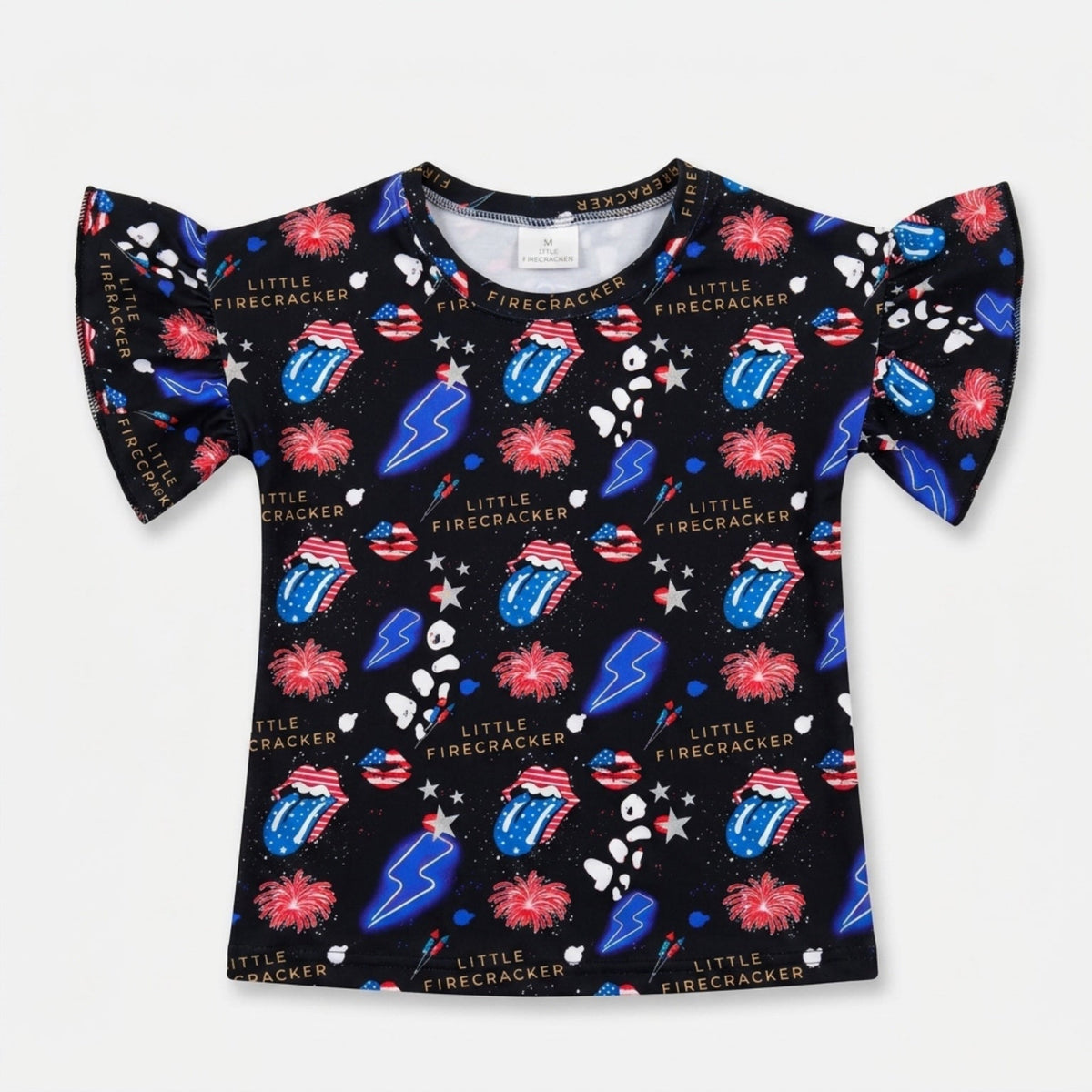Firecracker ruffle tee