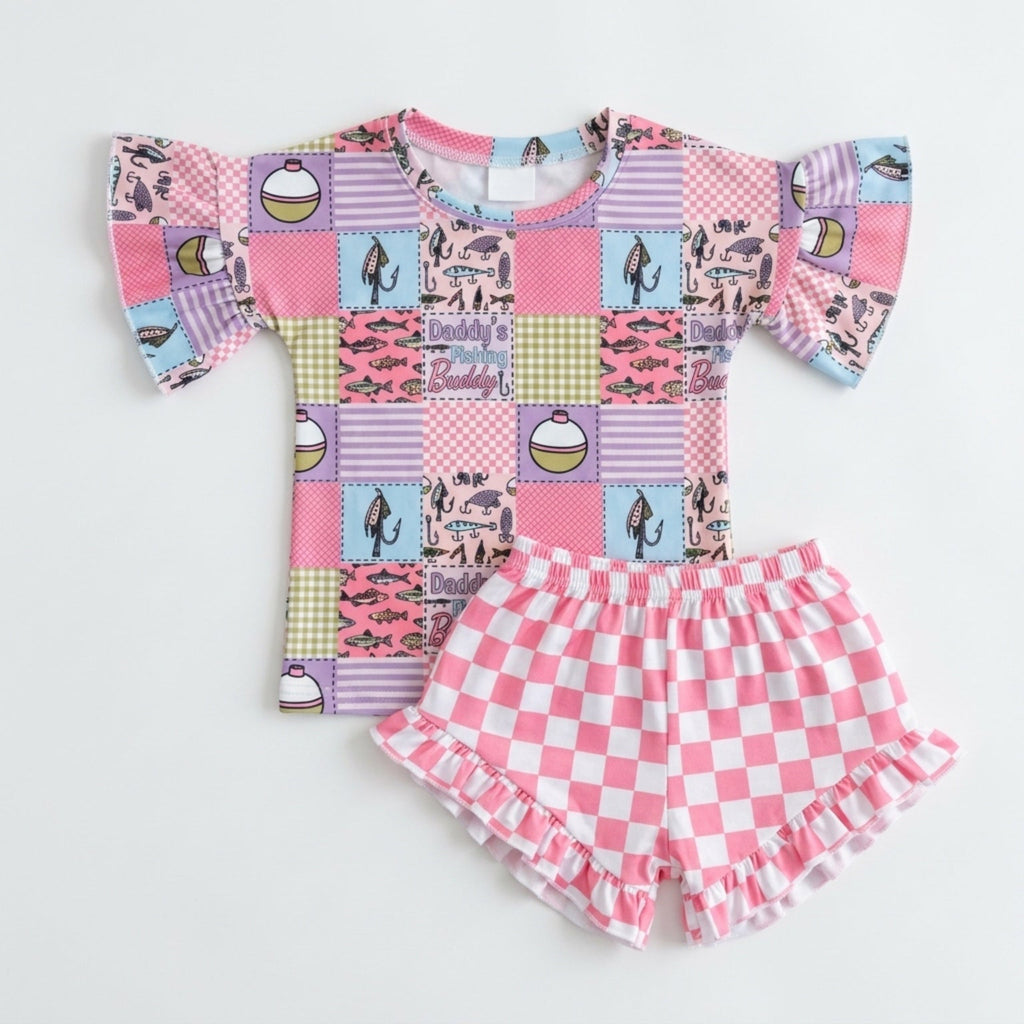 Daddy’s fishing buddy ruffle set