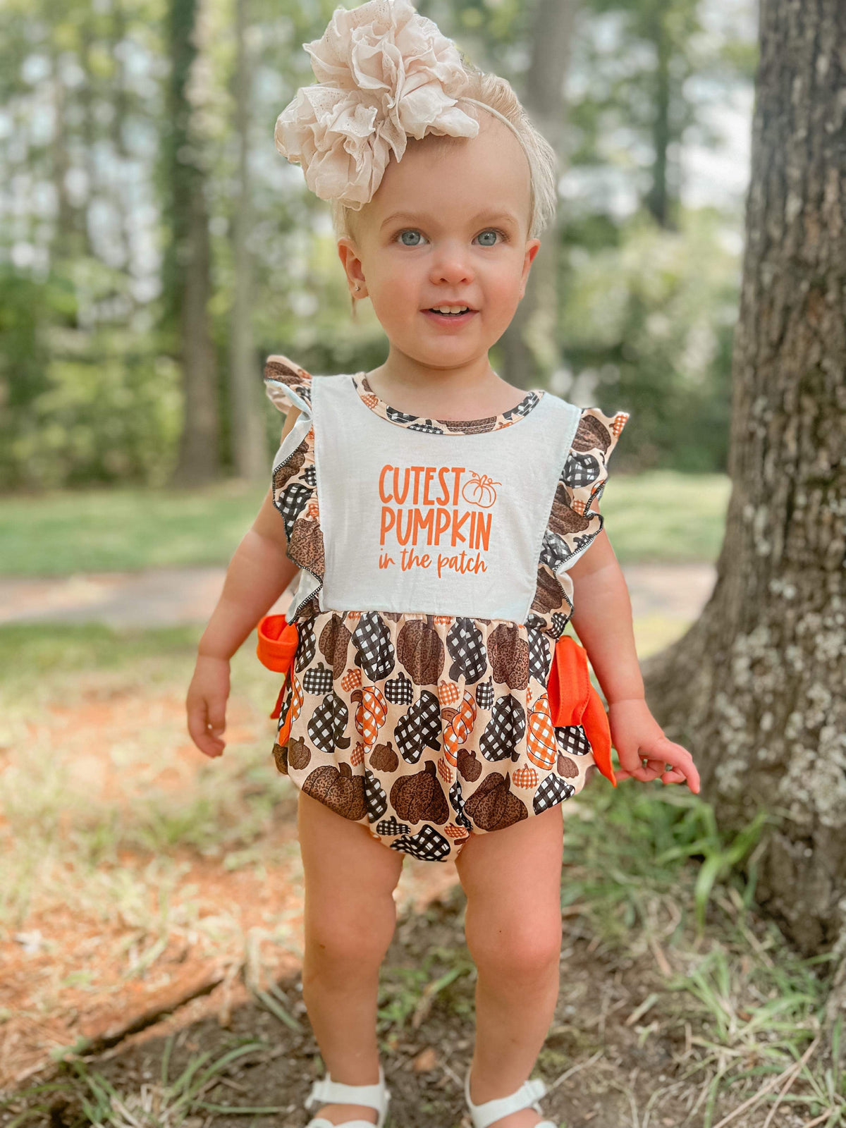 Cutest pumpkin romper
